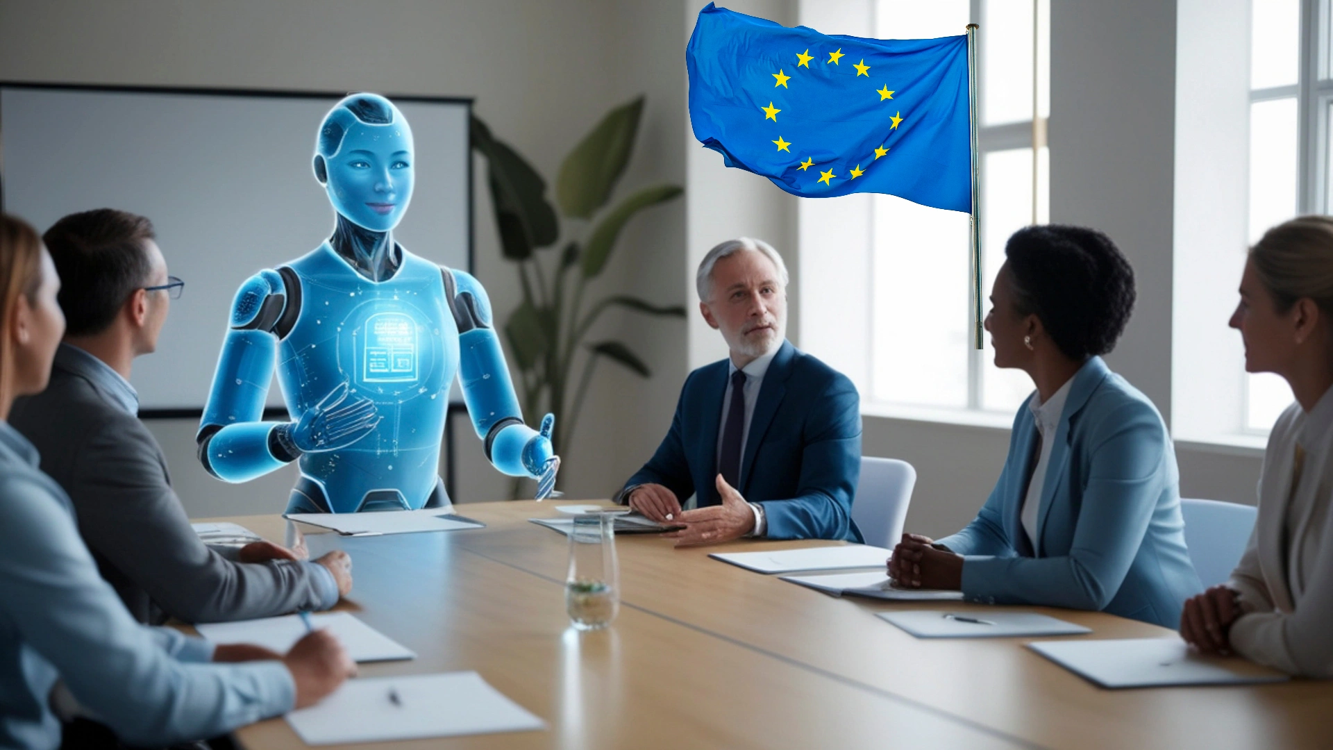 Artificial intelligence visual for the EU AI Act insight